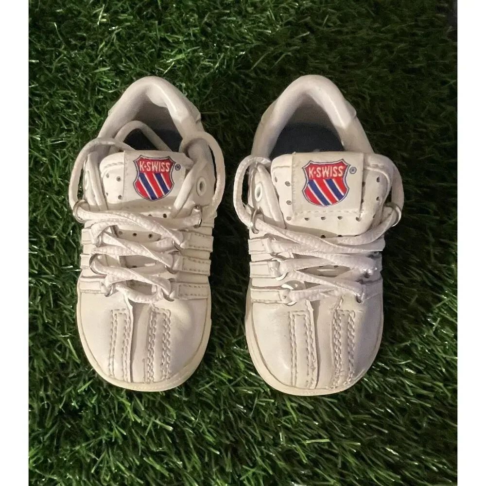 K-Swiss Classic Triple White Infant Baby‎ Casual Sneakers Shoes Size 4 1/2